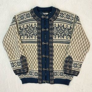 Vintage Dale of Norway Pure Wool Cardigan